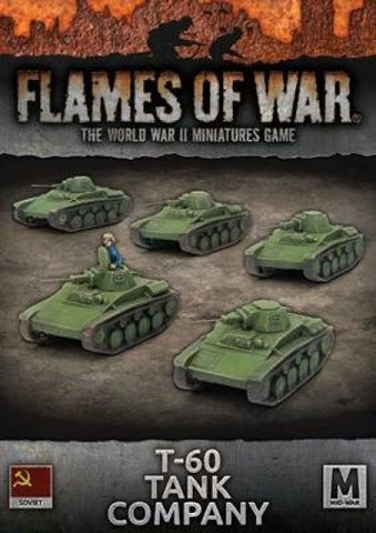 Flames of war - SBX45 - T-60 Tank Company (x5) - 1:100 - @