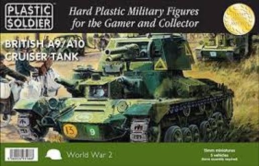 British A9/A10 Cruiser Tank - 15mm - Plastic Soldier - WW2V15029 - @