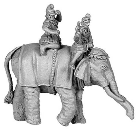 Xyston - Hellenistic Elephant, with 2 crew, pike astride right - ANC20162