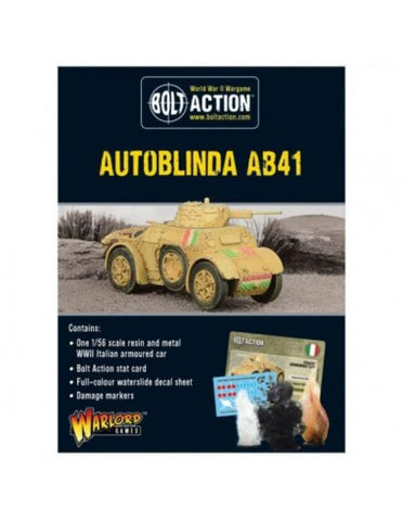 Autoblinda AB41 Armoured Car - 28mm - Bolt Action - 402418002