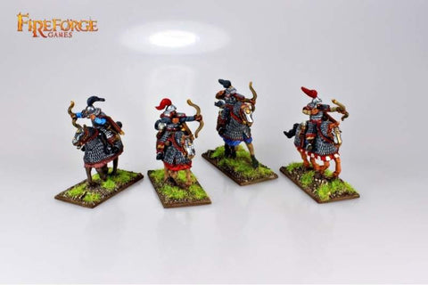 Fireforge Games - DVMH02 (FFG201) - Mongol Heavy cavalry arches - 28mm