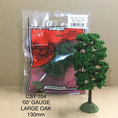 Javis - CST104 - TREES -  130mm OO LARGE OAK - pkd 3 per box