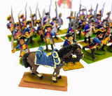 Napoleonic French Infantry Army x 33- 28mm - PAINTED - CP@