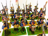Napoleonic French Infantry Army x 33- 28mm - PAINTED - CP@
