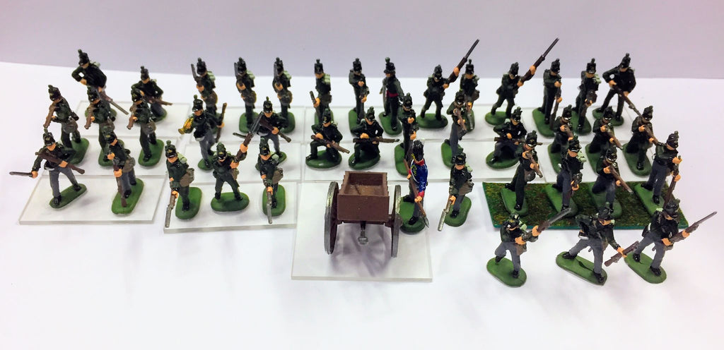 Napoleonic wars 1/72 miniatures Revell 02581 British Rifles HIGH PAINTED @