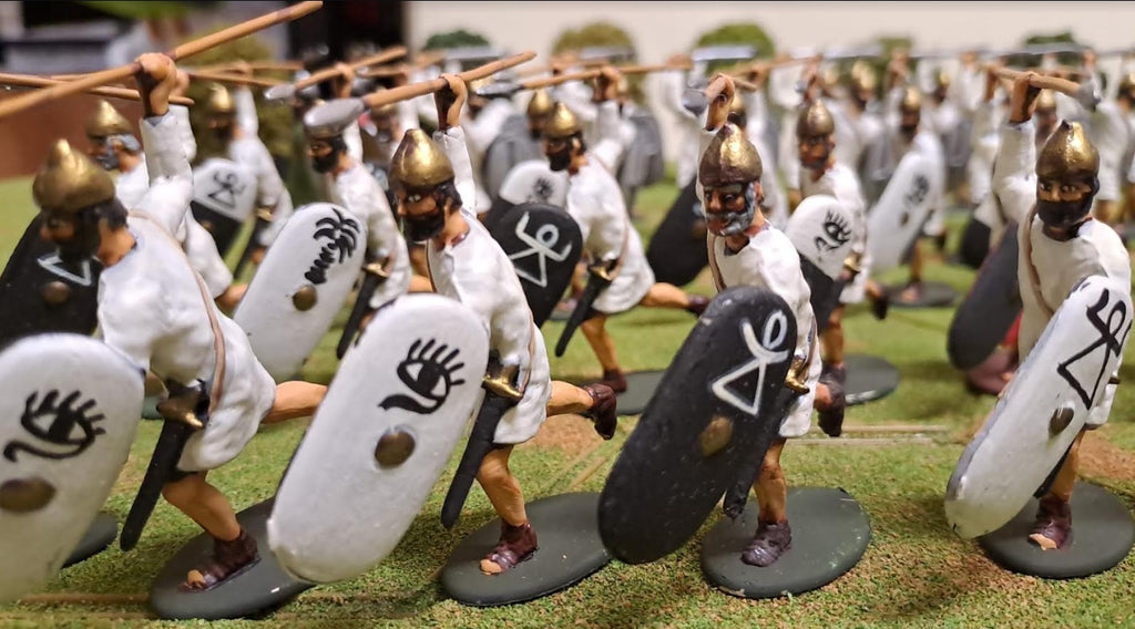 CARTAHAGINIAN INFANTRY CAVALRY PUNIC WARS - 1:32 - PAINTED (SET 7)