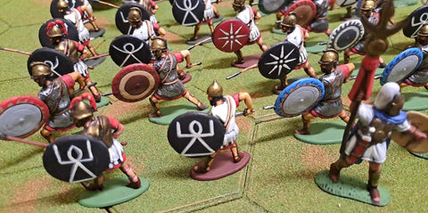 CARTAHAGINIAN INFANTRY CAVALRY PUNIC WARS - 1:32 - PAINTED (SET 11)