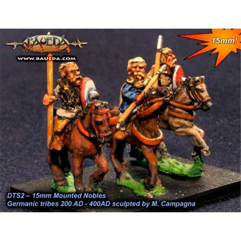 Baueda - Early Frankish or Alamanni mounted nobles - 15mm - DTS2