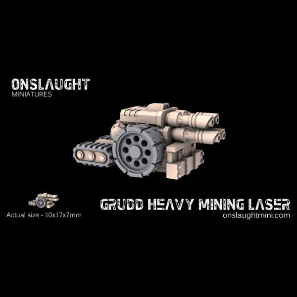Onslaught Miniatures - Grudd Heavy Mining Lasers - 6mm