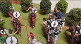 GALLIC WARRIORS CAVALRY PUNIC WARS - 1:32 - PAINTED  (SET21)