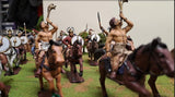 GALLIC WARRIORS CAVALRY PUNIC WARS - 1:32 - PAINTED  (SET21)
