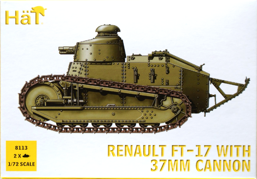 Renault FT-17 with 37mm cannon - 1:72 - Hat - 8113