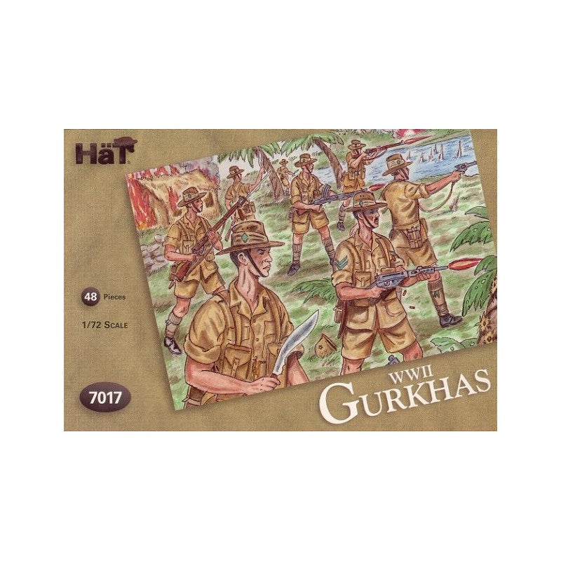 Hat - 7017 - WWII Gurkhas - 1:72