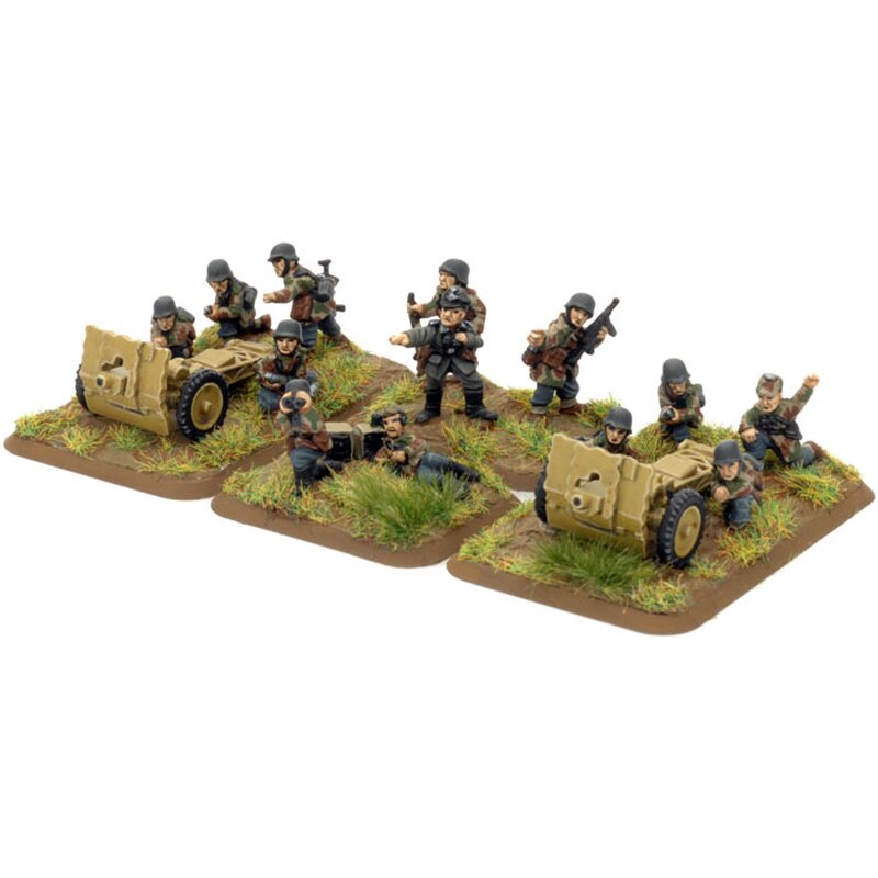 Flames of War - GE558 - HG 7.5cm lelG48 gun - 15mm BLISTER