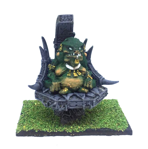 Lizardmen Slann Mage Priest - 10mm - Warmaster - PAINTED - CP@