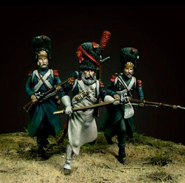 Oniria Miniatures - The Old guard at Plancenoit II - 36mm - NPF2