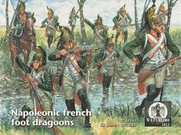 Waterloo 1815 - AP041 - Napoleonic French Foot Dragoons - 1:72