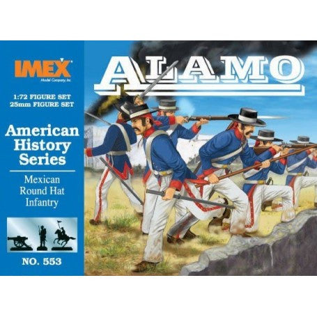 Imex - 553 - Mexican round hat infantry (American History series) - 1:72