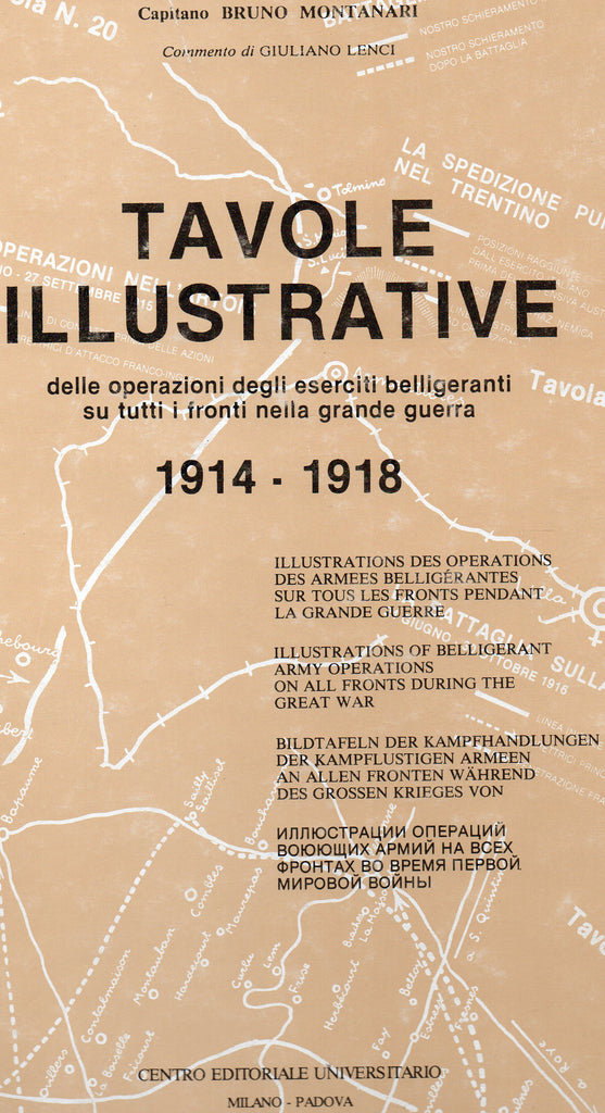 Libri - Tavole Illustrative delle operazioni degli eserciti della grande guerra - 1914-1918