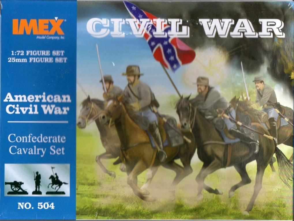 Confederate cavalry set (Civil War) - Imex - 504 - 1:72 @