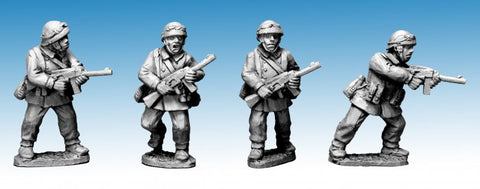 World War II > French  WWF053 - French M/C Troop with SMG's
