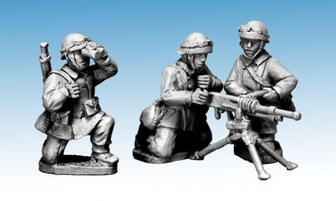 World War II > French  WWF060 - French M/C Troop Hotchkiss HMG