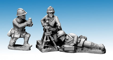 World War II > French  WWF081 - Dragon Portes 60mm Mortar & Crew