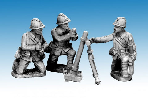 World War II > French  WWF082 - Dragon Portes 80mm Mortar & Crew