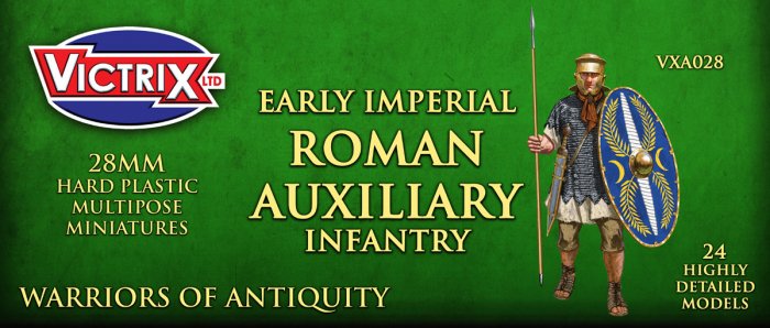 Early Imperial Roman Auxiliary Infantry - 28mm - Victrix - VXA028