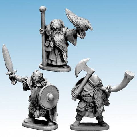 Oathmark - Dwarf King, Wizard & Musician - 28mm - OAK101