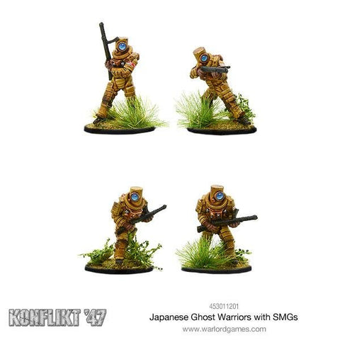 Warlord Games 453011201 - Japanese Ghost warriors with SMG's