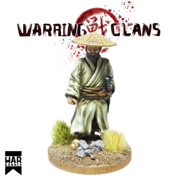 Footsore Miniatures & Games - WB-SAM010 - Travelling Samurai - 28mm