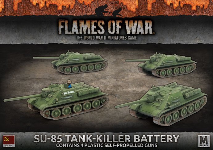 SU-85 Tank-Killer Battery - Flames of War - SBX57 - @