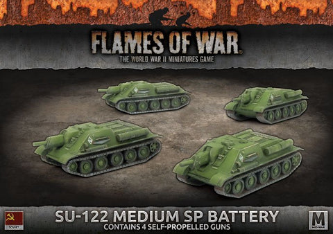 Flames of war - SBX60 - SU-122 Medium SP Battery - 1:100 - @