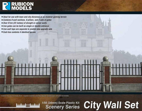 Scenics - City Walls - 28mm - Rubicon Models - RU-283003