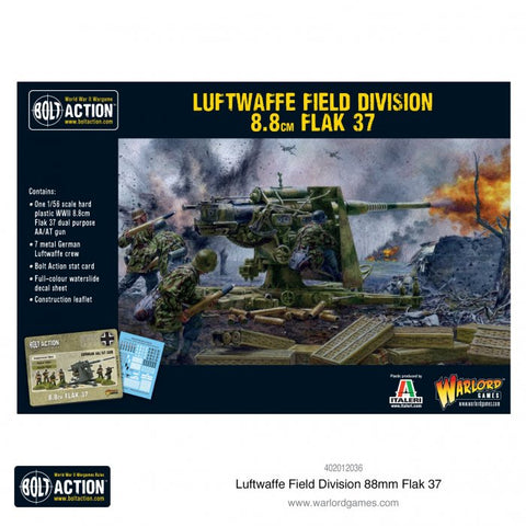 Luftwaffe Field Division 88mm Flak 37 - 28mm - Bolt Action - 402212036 - @