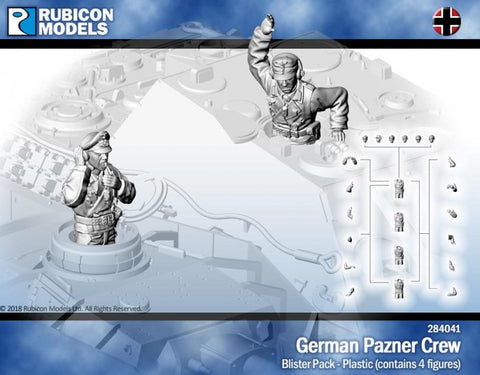 Rubicon Models RU-284041 - German Panzer Crew - 28mm