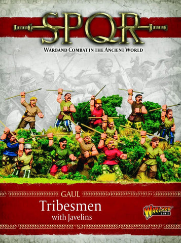 Gaul - Tribesmen with Javelins -  28mm - SPQR: Warlord Games -152214005