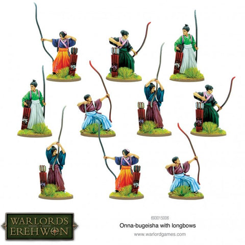 Onna-bugeisha with longbows - Warlords of Erehwon - 693015006