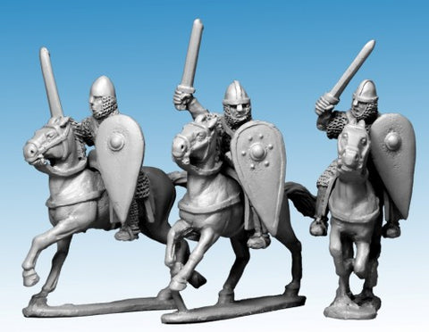 Dark Ages > Normans  DAN104 - Norman Knights in Chainmail with Swords