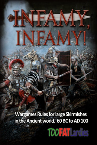 Too Fat Lardies > Wargames Rules > Ancients  BP1728 - Infamy, Infamy! (Book + Card Deck)