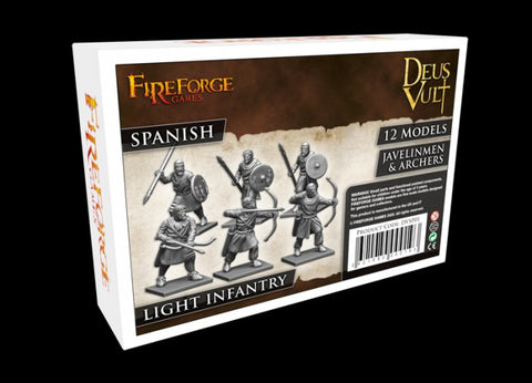 Fireforge Games - DVSP01 - Spanish - LIGHT INFANTRY - JAVELINMEN & ARCHERS - 28mm