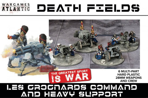 Wargames Atlantic - WAADF004 - COMMAND & HVY SUPPORT - 28mm