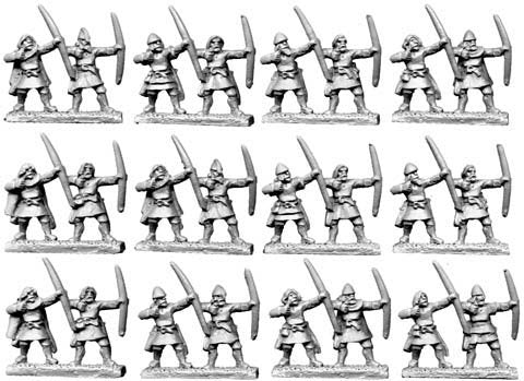 Copplestone castings - Horse Tribe Foot Archers - 10mm - TM13