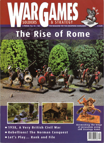 Wargames Soldiers & Strategy Feb 10 N.52 – The Rise of Rome
