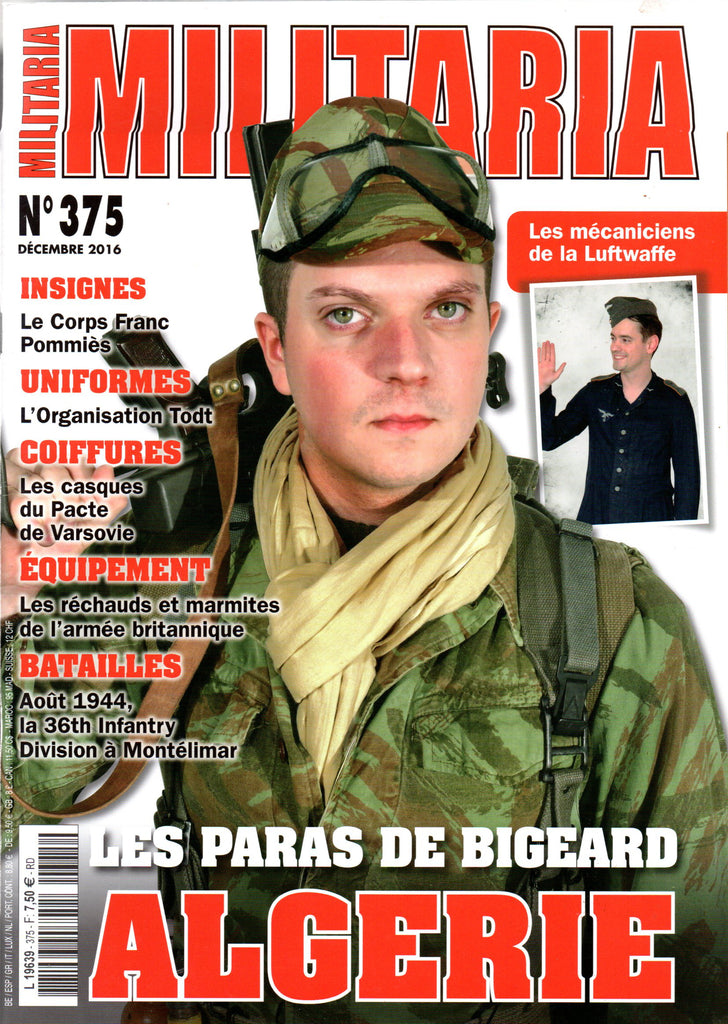Militaria Dec 2016 N.375 - Les paras de Bigeard Algerie