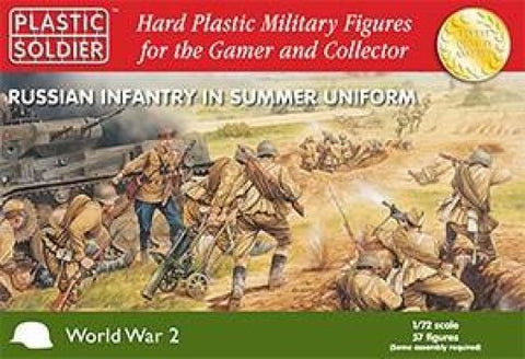 Russian infantry in summer uniform - 1:72 - Plastic Soldier - WW2020001