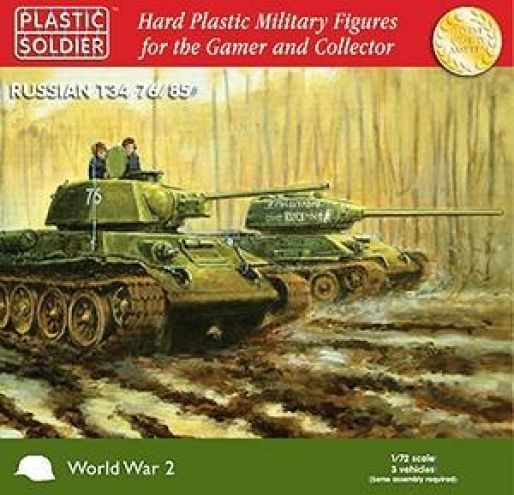 Plastic Soldier - WW2V20001 - T34 76/85 Tank - 1:72