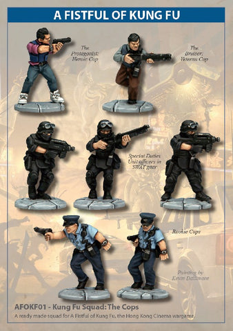 North Star A Fistful Of Kung Fu - Kung Fu Squad: The Cops - 28mm - AFOKF01