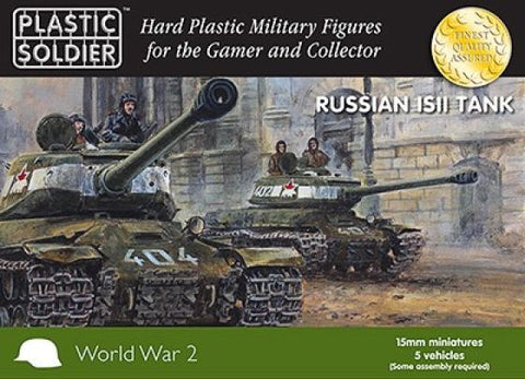 Russian IS2 Tank WW2 - 15mm - Plastic Soldier - WW2V15024